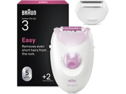 Depiladora BRAUN Silk·épil S3 3-031 (Arranque - Multi-zonas - Bateria)