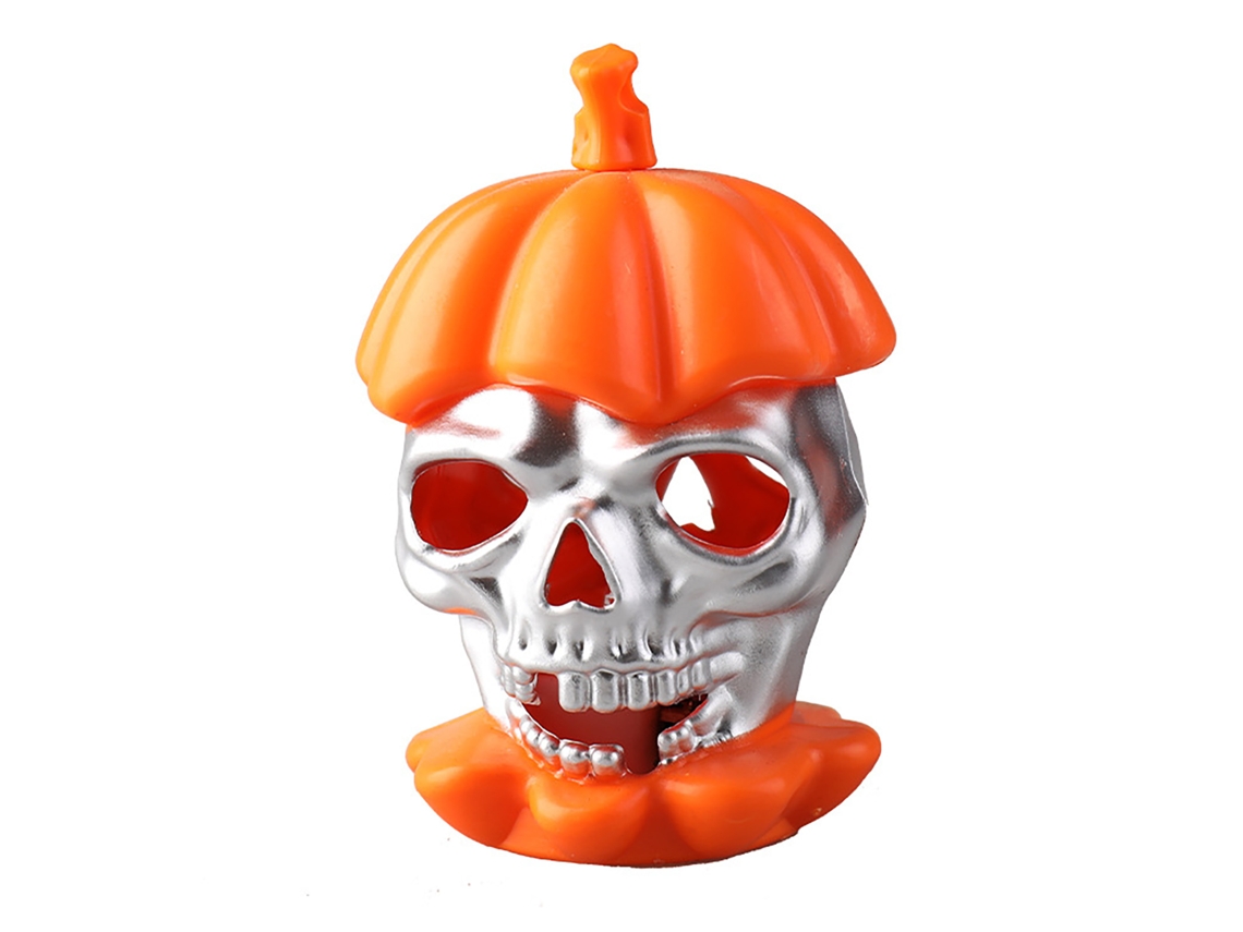 Máscara Led Laxiscreed Com 3 Modos Para Halloween, Cosplay E Caveira Assustadora Em Luz Azul Gélida