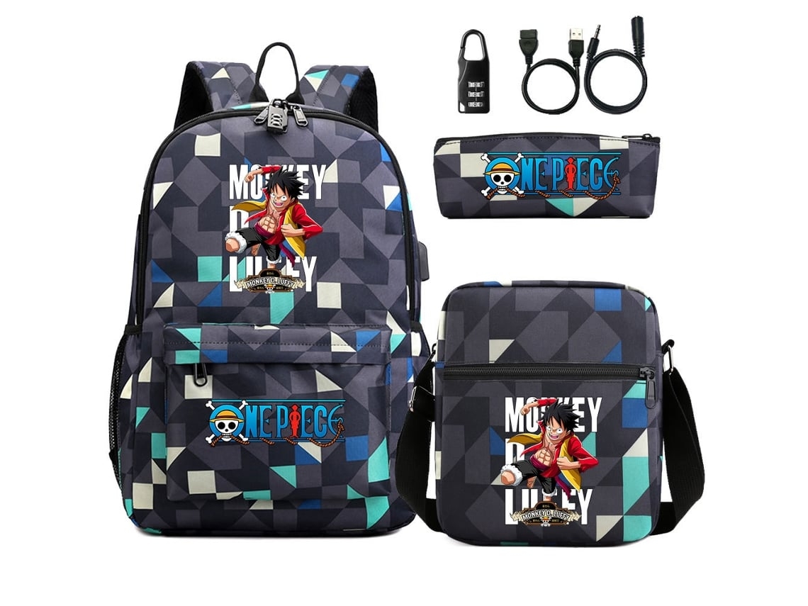 Set de Mochila Escolar de Três Peças com Cadeado Combinado, Ideal para Crianças, Educativo, Durável STELASPLEN
