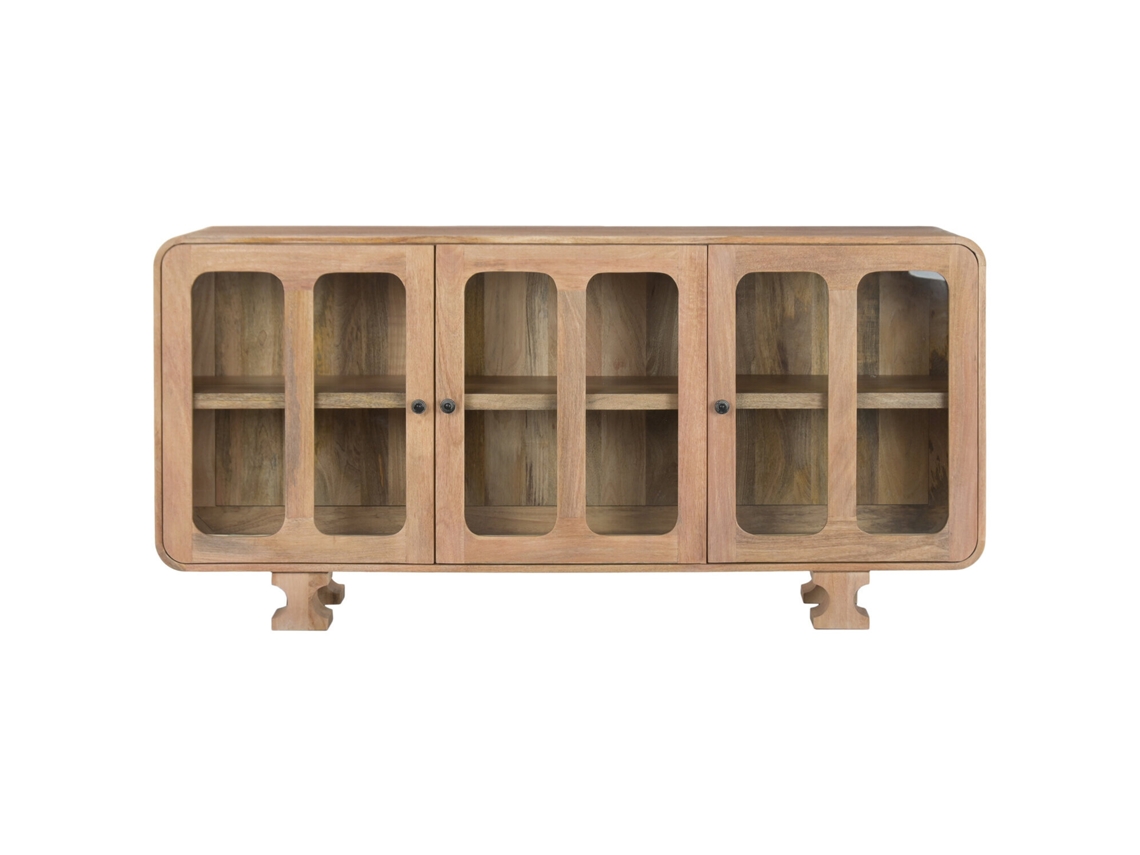 Buffet com Alça de Vidro Natural, 175 X 40 X 85 Cm ALEXANDRA HOUSE LIVING
