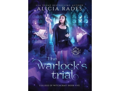 Livro The Warlocks Trial de Alicia Rades e Hidden Legends (Inglês - Capa Dura)