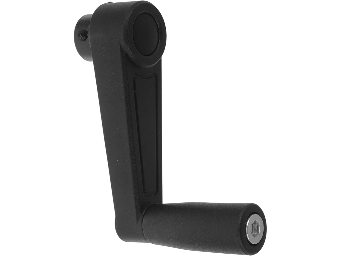 Manivela Rotativa Preta Para Torno Alavancas De Macaco De Reboque De 10 Mm Com Furo Redondo Para F Gokoco