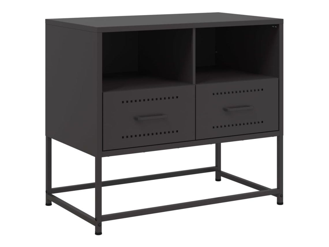Móvel de Tv 68x39x60,5 Cm Aço Preto MAISON EXCLUSIVE