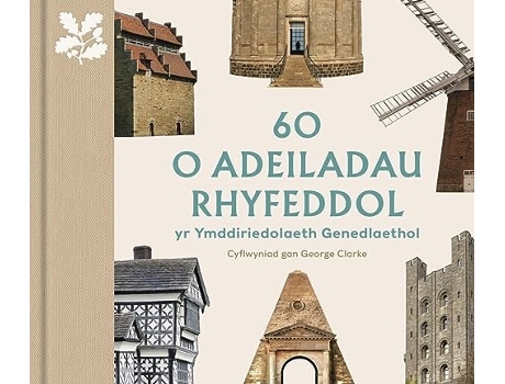 Livro 60 o Adeiladau Rhyfeddol yr Ymddiriedolaeth Genedlaethol de Elizabeth Green (Inglês - Capa Dura)