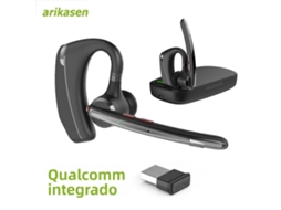 Fone de Ouvido Bluetooth com Microfone com Cancelamento de Ruído, Até 100 Horas de Conversação e Função Mãos livres. MDUG