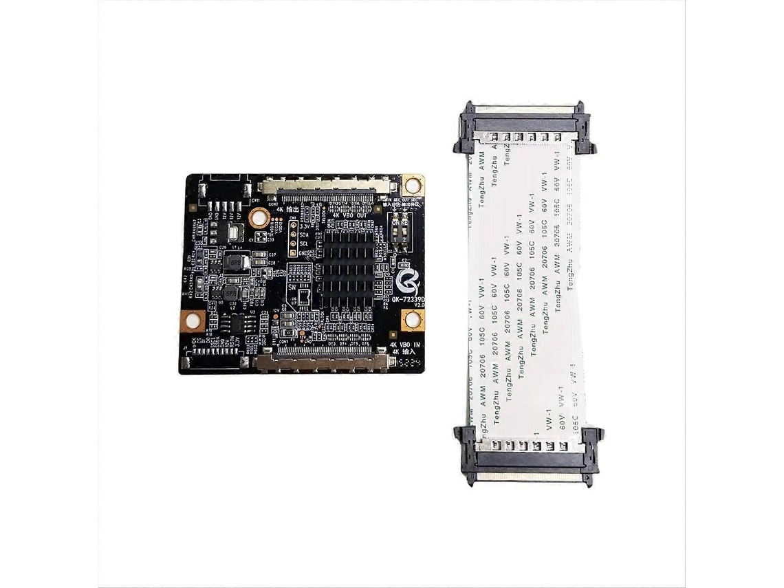 A Placa Adaptadora Qk-72339d, Em Versão Atualizada, Resolve O Problema De Partição Em Telas Lcd 4k. Modificação De Partição Em Tvs Lcd 4k._yua