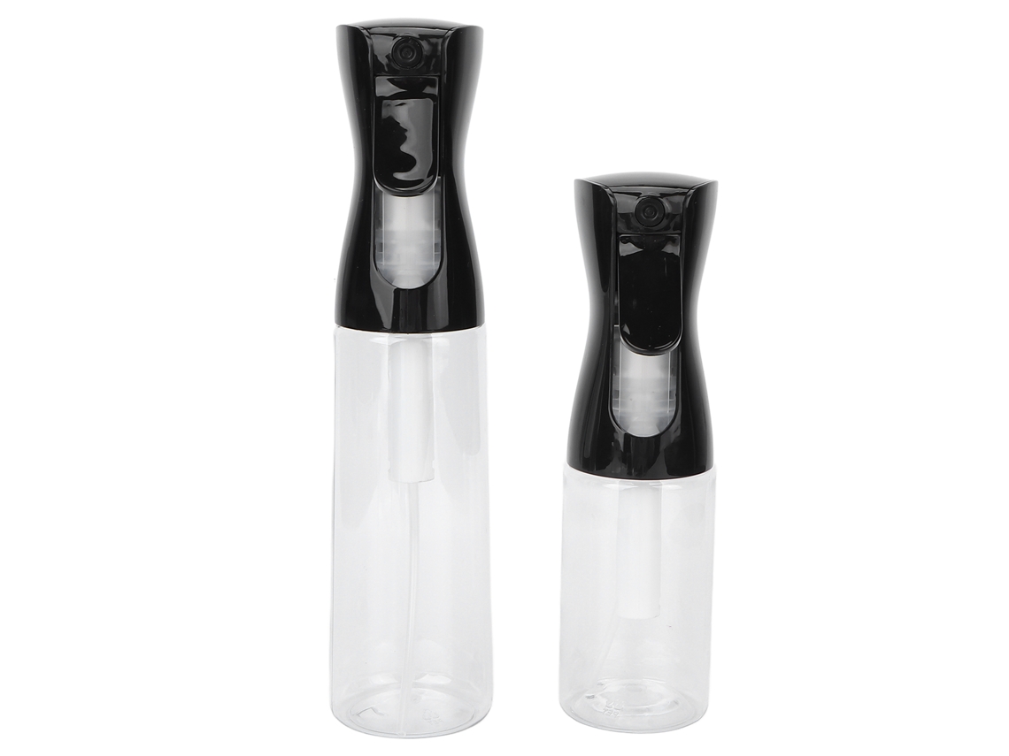 2026-2 Unidades De Frascos Spritz Reutilizáveis De Névoa Fina Para Estilo Capilar, 200ml E 300ml