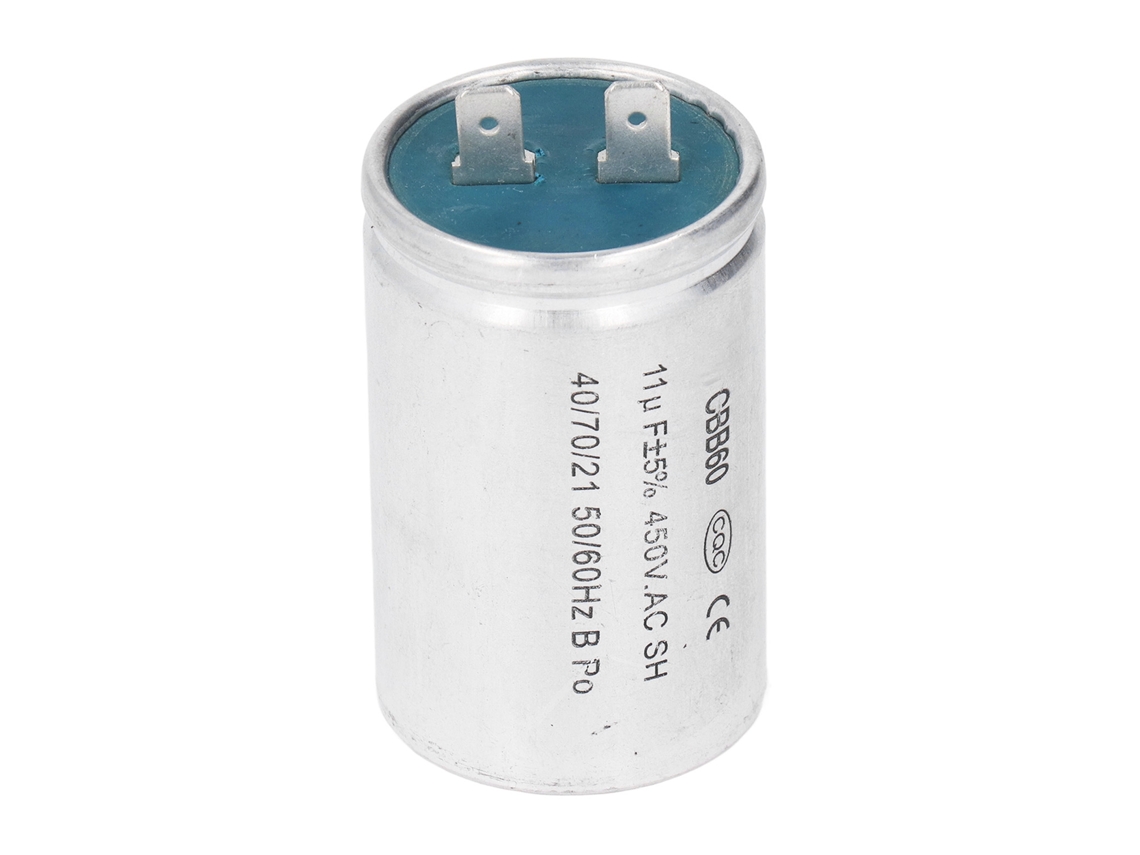 Capacitor de Partida e Funcionamento 11uf 450vca YURU