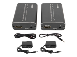 Aetheria extensor de Interface Multimídia Hd Sobre Cat6a Até 120m 1920x108p 60hz com Controle Remoto Ir
