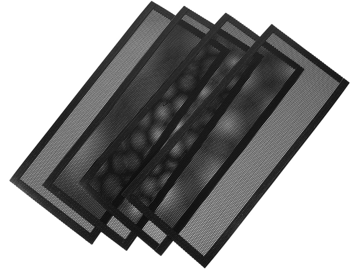 Tampa Magnética Para Saída De Ar No Chão, Filtro De Pvc Preto, Pacote Com