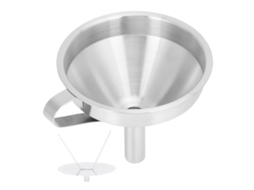 Funil De Enchimento Aço Inoxidável 304 Tamanho Grande 15cm
