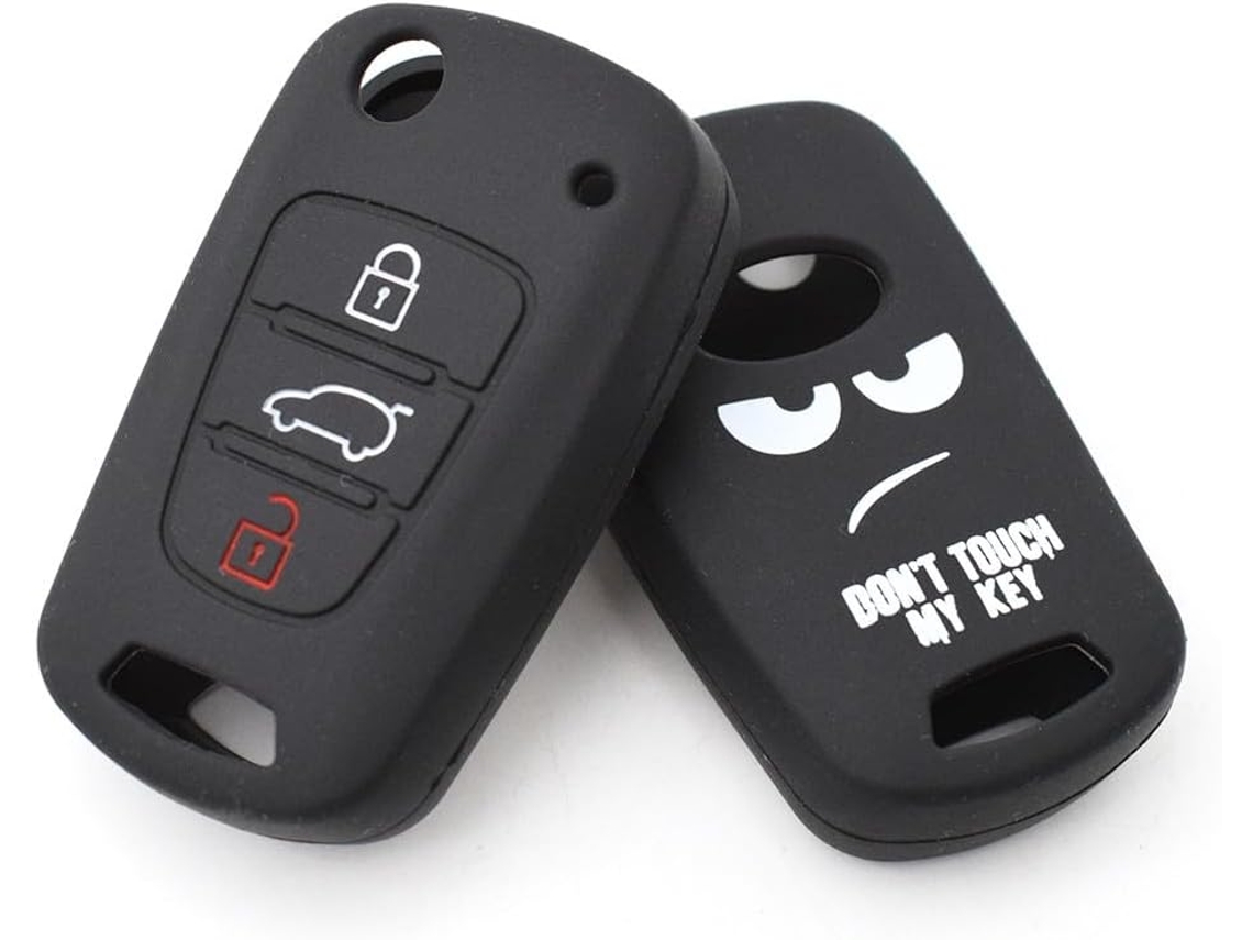 Capa Protetora De Silicone Resistente A Arranhões Para Chaveiro Carro Kia K2 K5 Solaris Rio Soul Venga Picanto Sorento