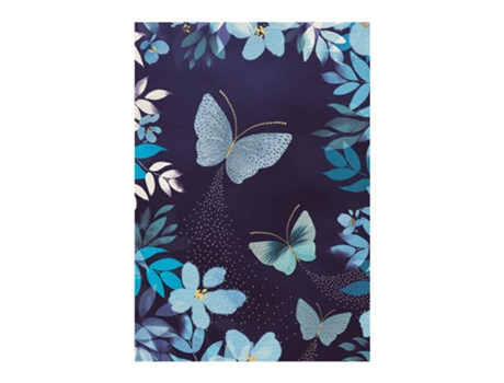 Caderno pautado A6 25fl Aquarupella Borboletas 23319