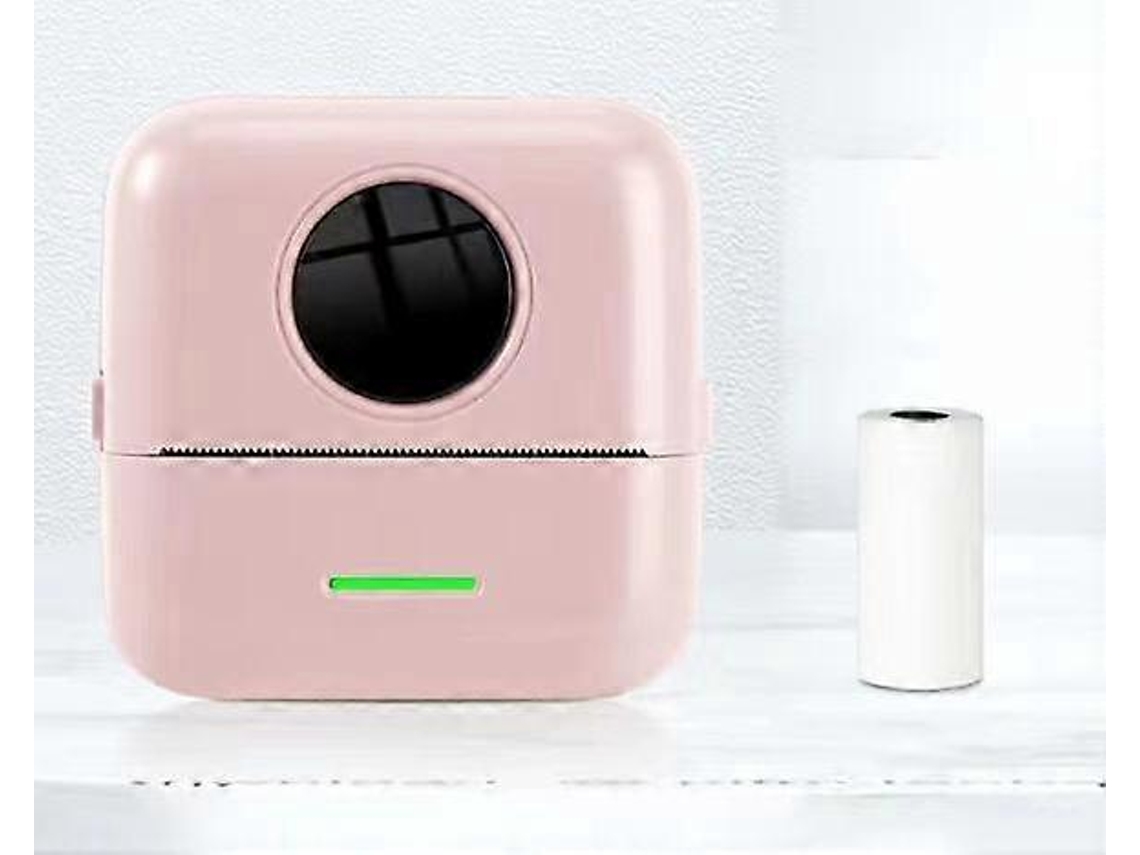 Impressora Térmica Portátil Rosa Mini Impressora Térmica Sem Fio Para Impressão Fotográfica De Bolso Slowmoose