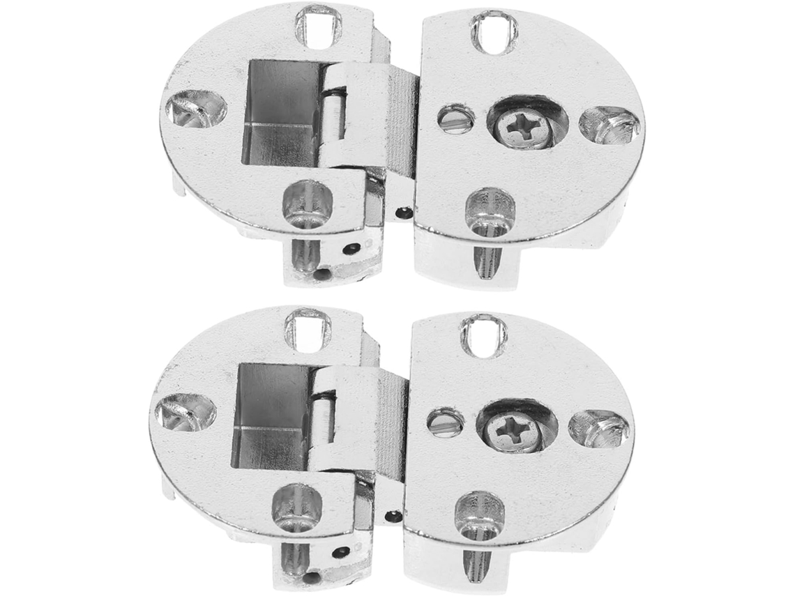Conjunto De 2 Ajustáveis E Ocultas Para Portas Armários Móveis.