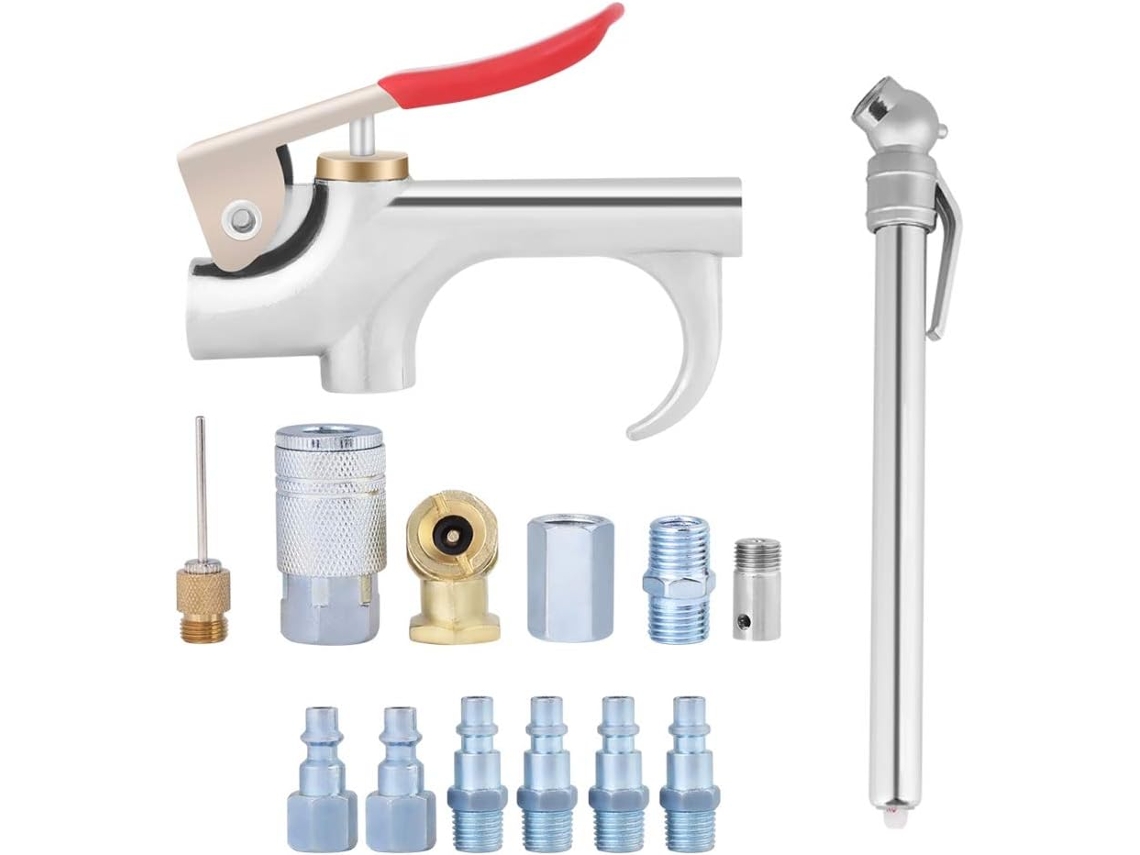 Kit com 14 Peças de Acessórios para Compressor de Ar CHABERLU