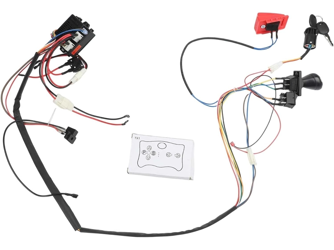 Kit De Cabos Elétricos E Interruptores Com Controle Remoto 2.4g