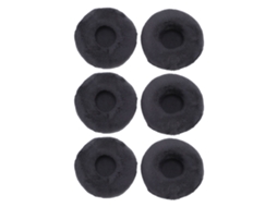 6pcs Almofadas Ouvido Fone De Ouvido 65mm Espuma Memória Para Ath-fc700 Fc707 Cinza
