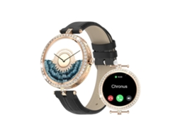 Smartwatch Feminino Chamada Bluetooth Ios/Android Preto YEMAESRE