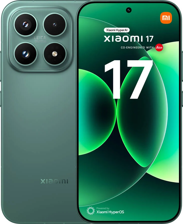 Smartphone XIAOMI 17 (6.3'' - 12 GB - 512 GB - Verde)