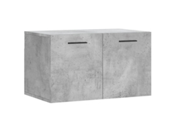 Wall Cabinet, Wall Cabinets Vidaxl Cinzeto Madeira Processada (60 X 36.5 X 35 Cm)