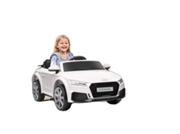 Carro Elétrico, Controle Remoto, Construção De Metal Durável, Branco