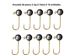 (3,5 G) 10 Anzóis Em Miniatura, Feitos De Aço De Alto Carbono