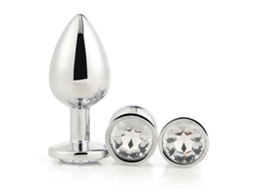 Plug Anal DREAM TOYS Gleaming Love (Prateado - Ø 4,1 cm)