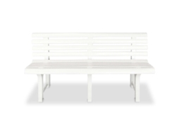 Maison Exclusive - Banco De Jardim 145,5 Cm Plástico Branco