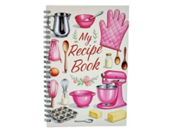 Meu Livro de Receitas Favorito, Caderno Espiral Divertido, Diário de Receitas para Cozinhar, Assar e Planejar Refeições BRILVIBERA