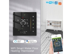 Lurelia Termostato Wi-fi Arhatreya Aquecimento De Piso Programável Preto