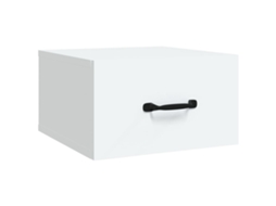 Wall-mounted Bedside Cabinet, Wall-mounted Bedside Cabinets Vidaxl Branco Madeira Processada (n/a)