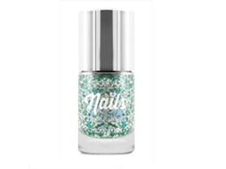 Beauty UK Glitter Nail Polish - Aurora Dream Green