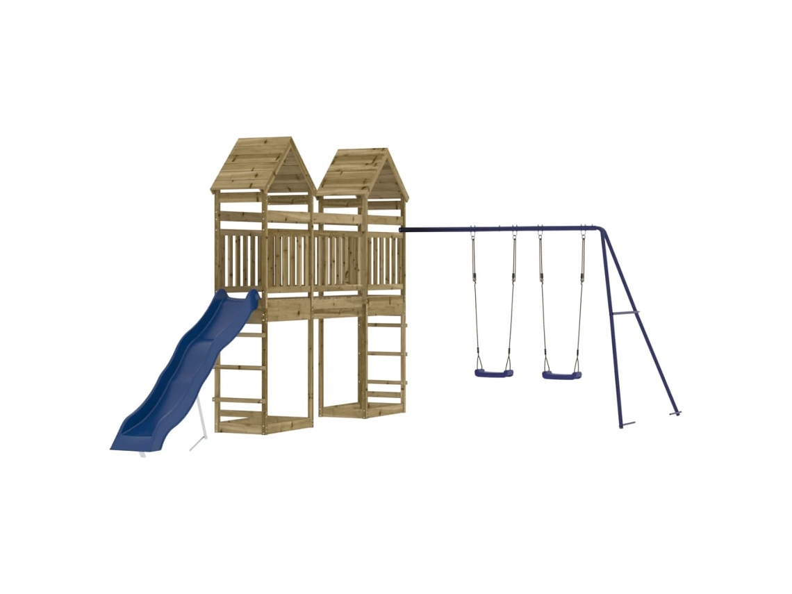 Conjunto de brincar para exterior VIDAXL madeira de pinho impregnada
