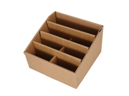 Caixa De Papelão Dobrável Com 8 Compartimentos Para Pastas De Mesa, Ideal Para Escola, Escritório E Casa. Olysi Shop
