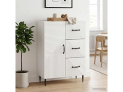 Vidaxl Buffet Com Gaveta Branco Brilhante 66 X 34,5 X 89,5 Cm