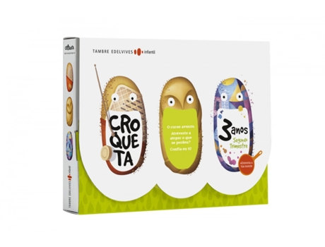 Livro Proxecto Croqueta - 3 Anos : Segundo Trimestre de Bermejo Cabezas, Raúl (Galego)