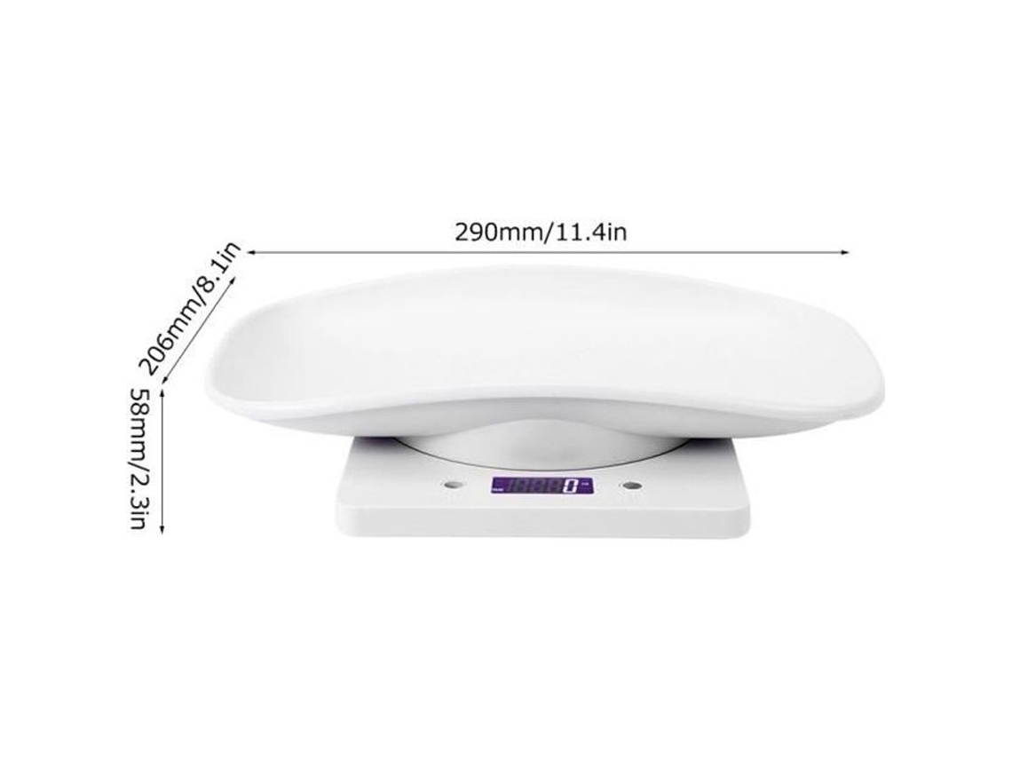 Balança Eletrônica De 10 Kg Para Pequenos Animais Pou Hb15213 Aquaforge