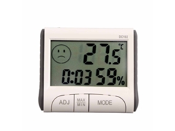 Mali termômetro Digital Lcd com Higrômetro Sem Fio para Medição de Temperatura e Umidade Indoor
