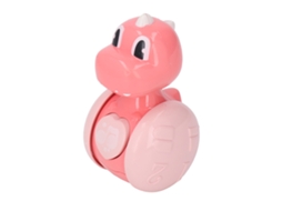 Primerox brinquedo Balançante Dinossauro Bebê Desenvolvimento Sensorial Educativo Rosa