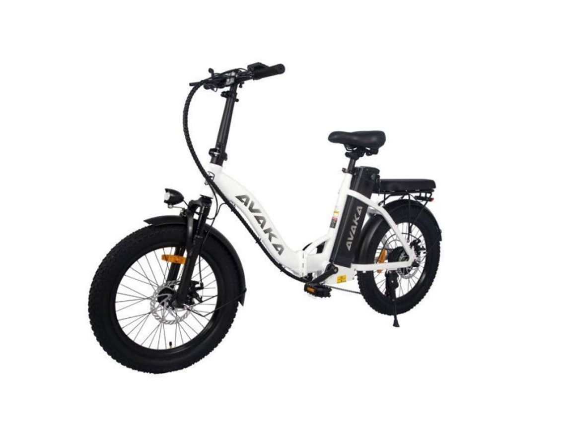 Bicicleta De Assistência Elétrica - Avaka - Bz20plus - Motor 500w - Bateria 48v 18,2ah - Rodas 20×3,0 Dobrável