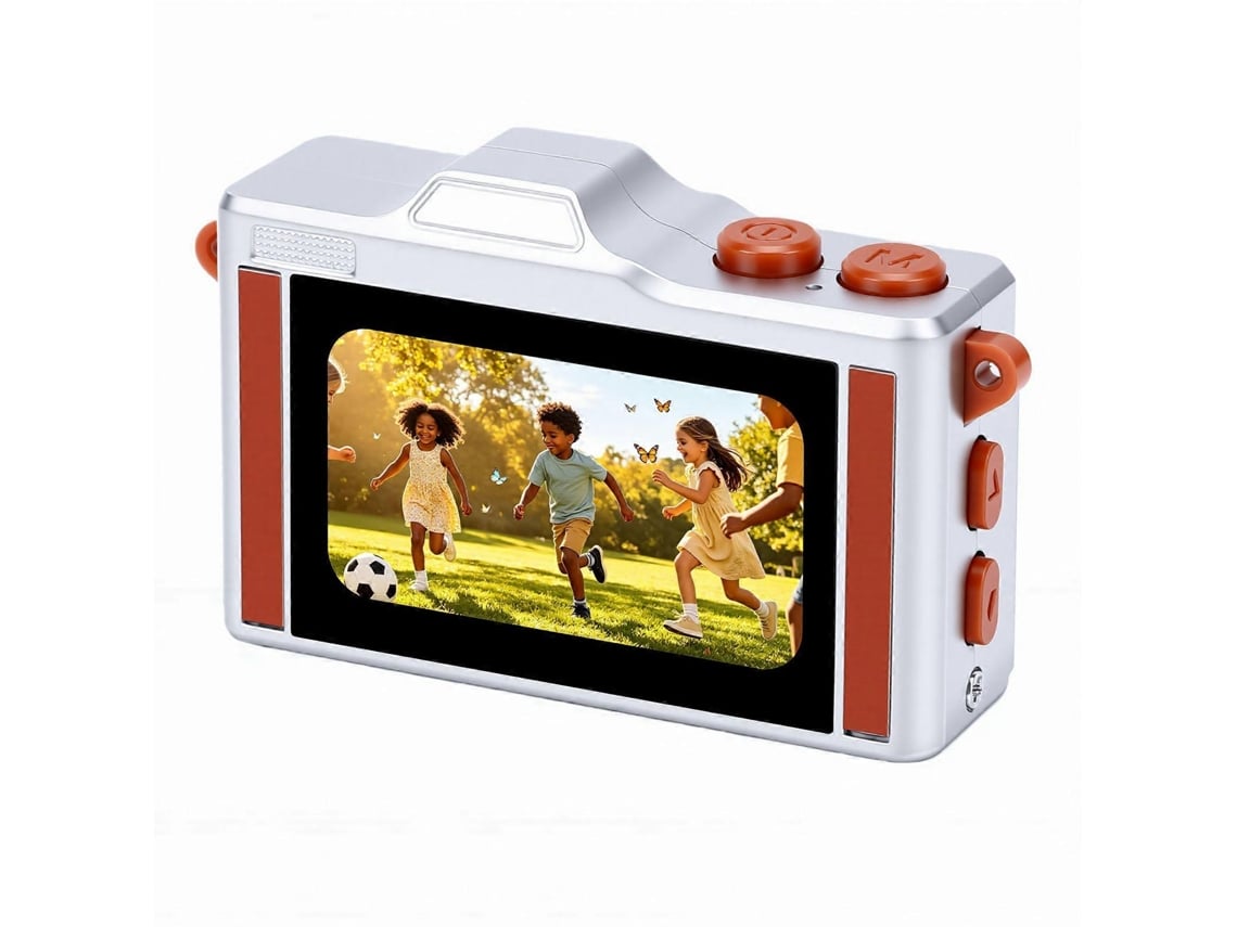 Mini Câmara Digital Retro 4k 48mp Com Ecrã Lcd De 1,47 Polegadas Para Viagens E Festas