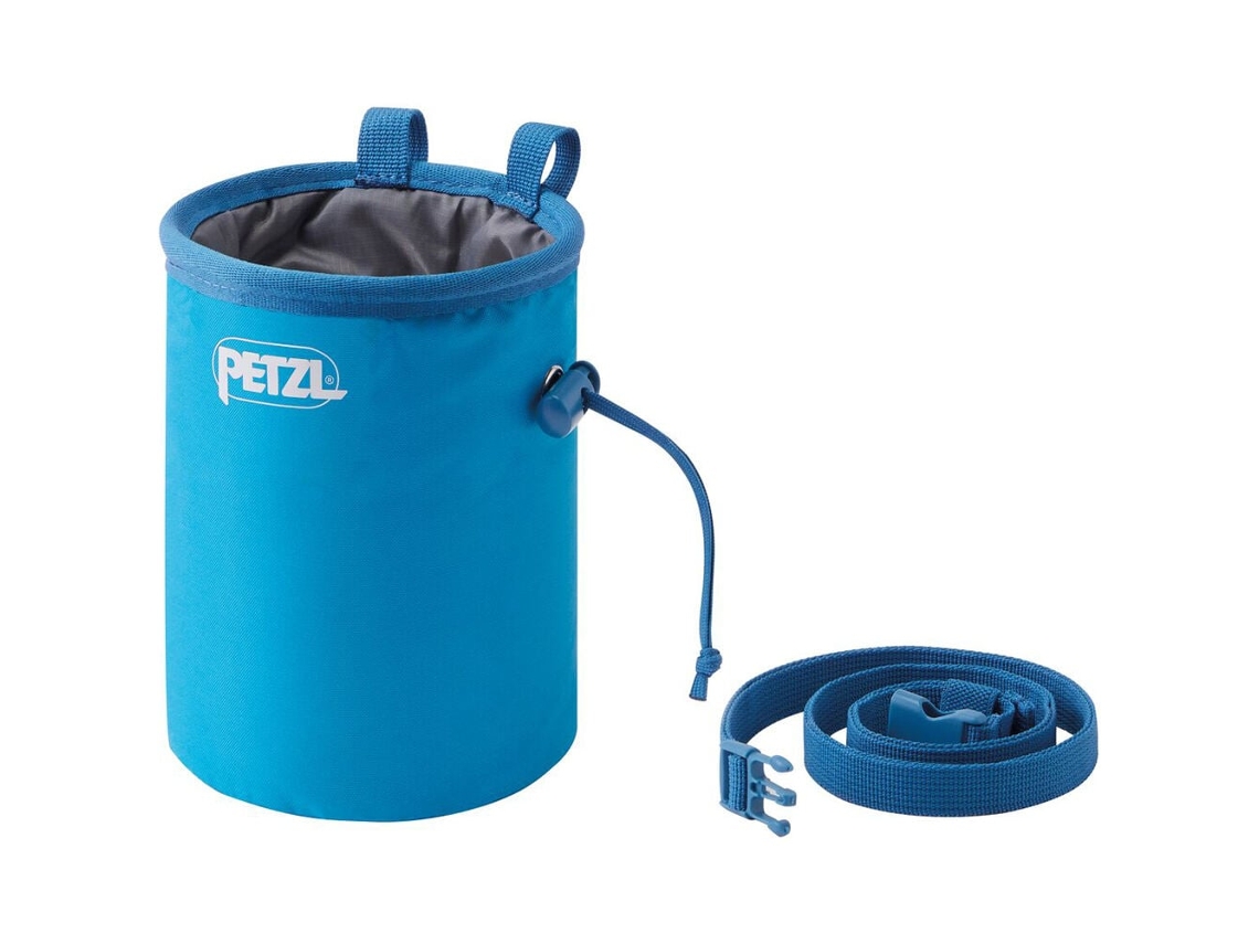 Saco de giz Petzl Bandi azul brilhante