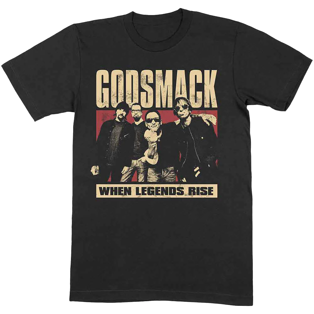 Godsmack When Legends Rise Band Photo T-shirt Unisex Rockinstone Size:l