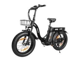 Bicicleta Elétrica Dobrável Eskute D202 Com Cesto Frontal E Bateria De 48v 20,8ah.