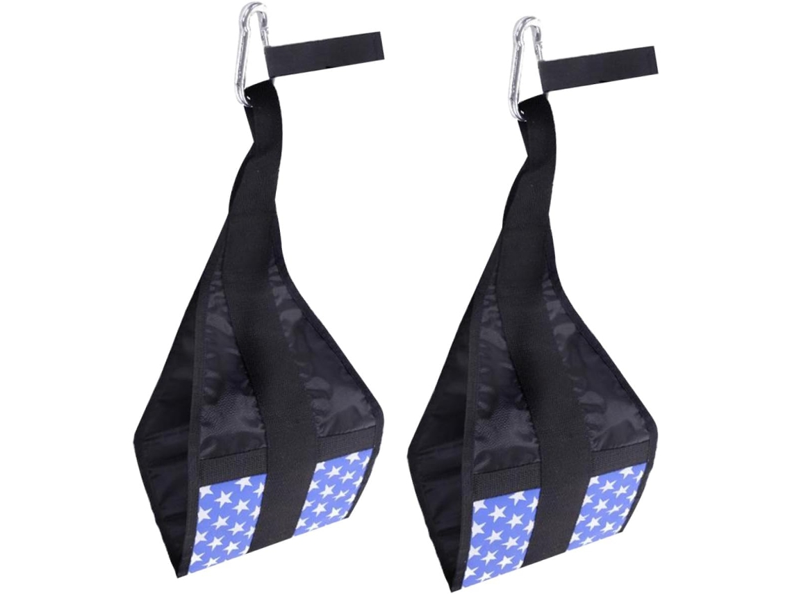 Conjunto De 2-cintos Elásticos Abdominais Com Barra Flexão, Faixa Resistência Para Treinamento Muscular E
