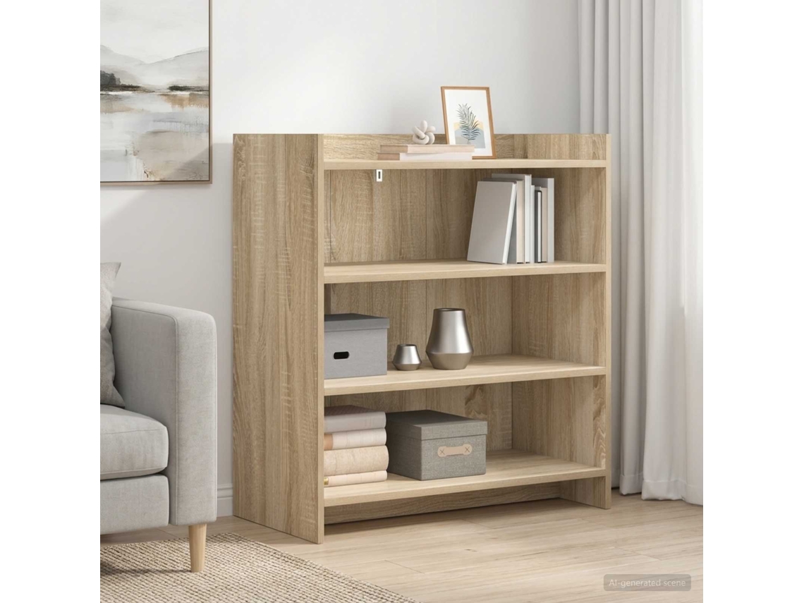 Vidaxl Buffet Carvalho Sonoma 75 X 36 X 80 Cm Derivados De Madeira