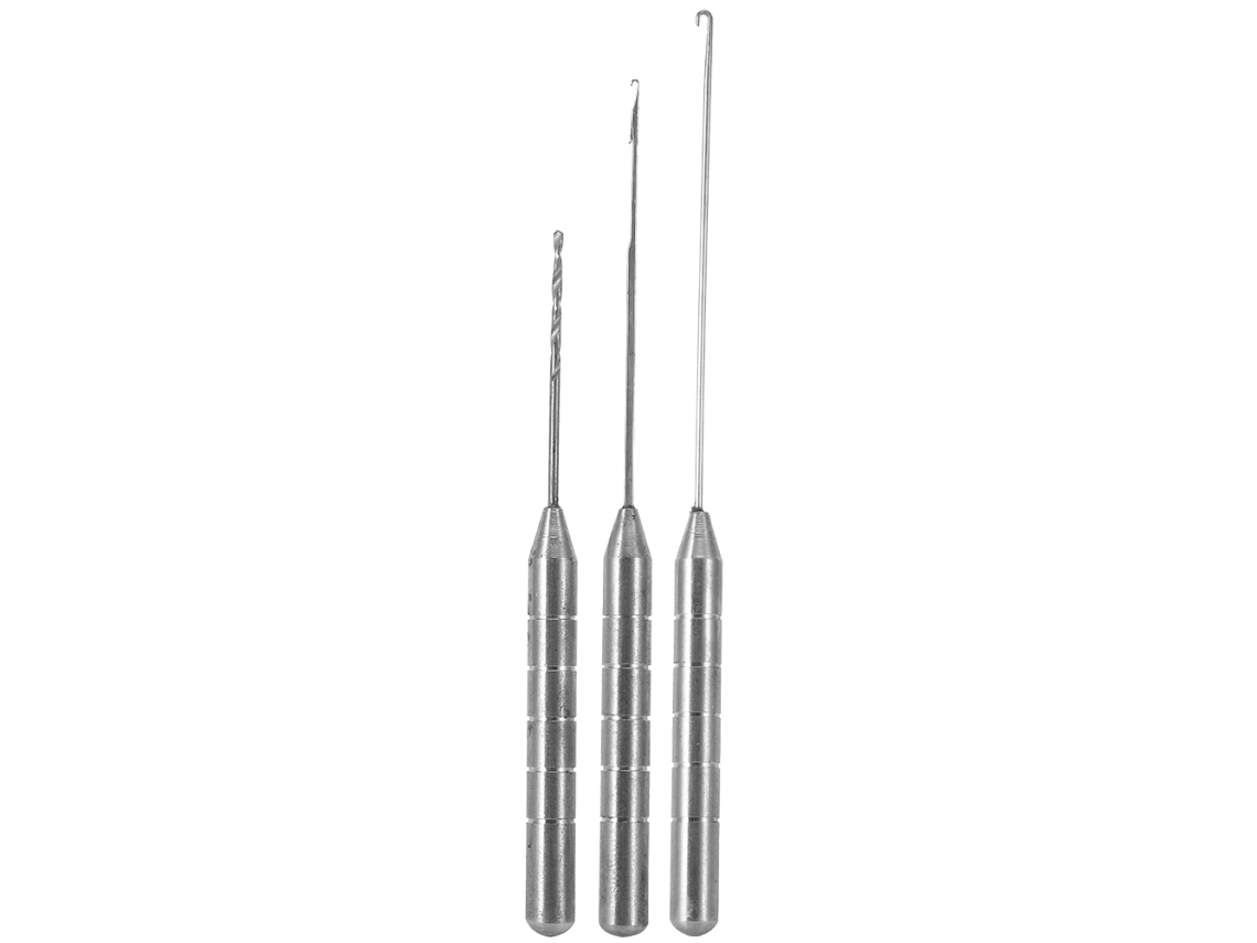 Agulha de Pesca Inox Portátil Anti roxinha 3pcs