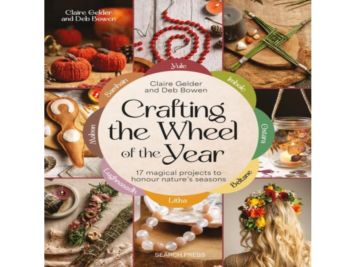 Livro Crafting the Wheel of the Year de Deb Bowen (Inglês)