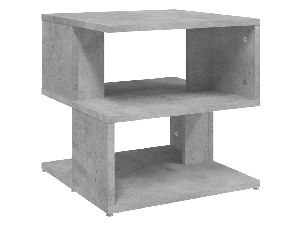 Side Table, Side Tables Vidaxl Cinzeto Madeira Processada (n/a)